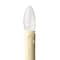 Celestial Lights Celestial Lights Brass/White no scent Scent LED Battery Operated Taper Window Candle P-1524-BI - alternate 2